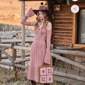 Floral Juliette Knitted Dress